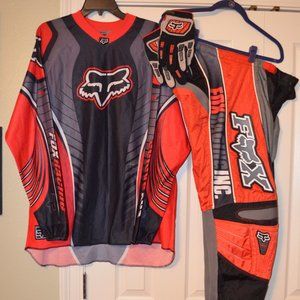 Men's Fox Racing 360 Red Motocross Gear